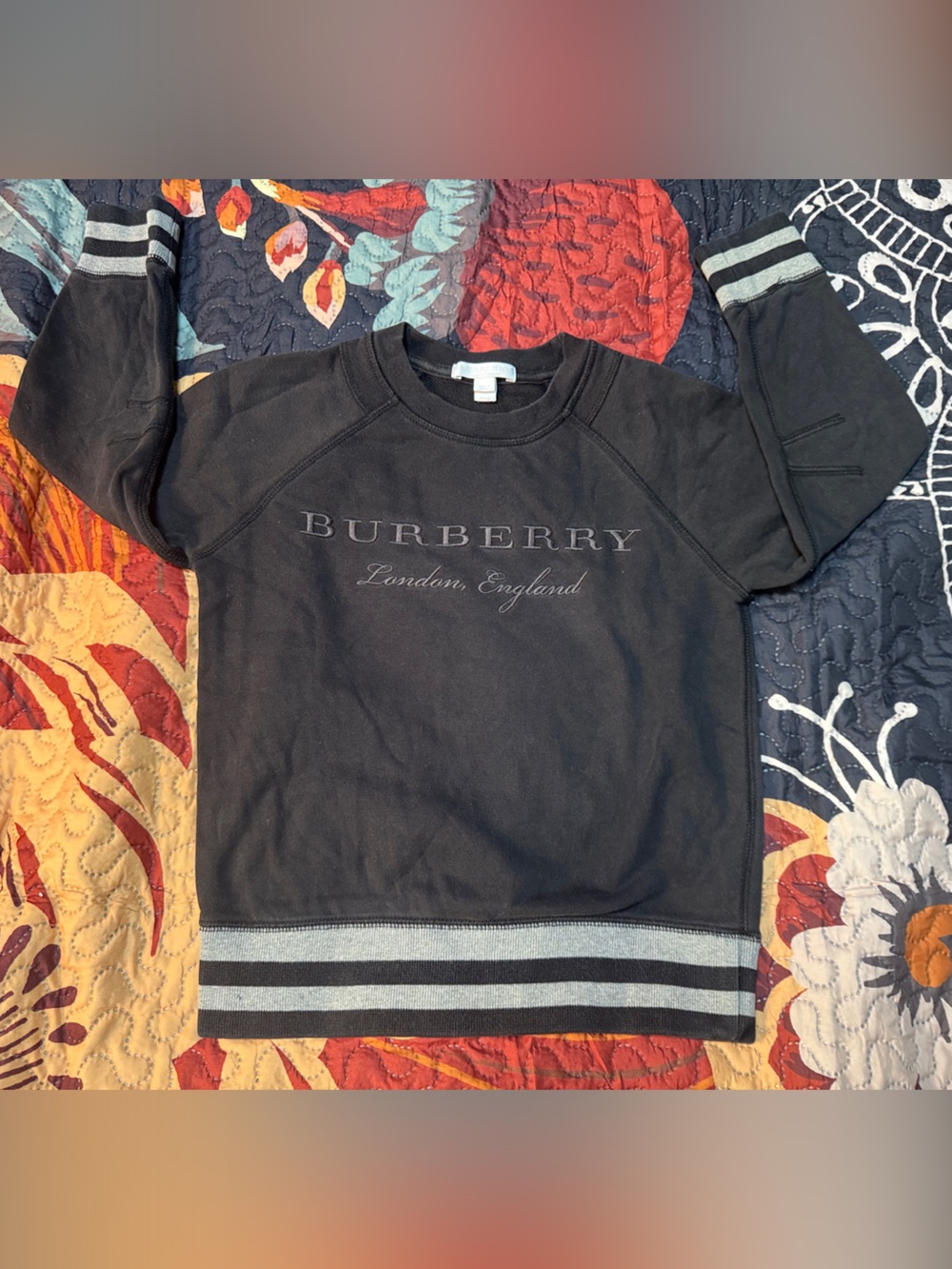 Burberry kids logo sweatshirt